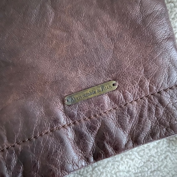 Vintage A&F Genuine Leather Mini Skirt - Picture 5 of 6